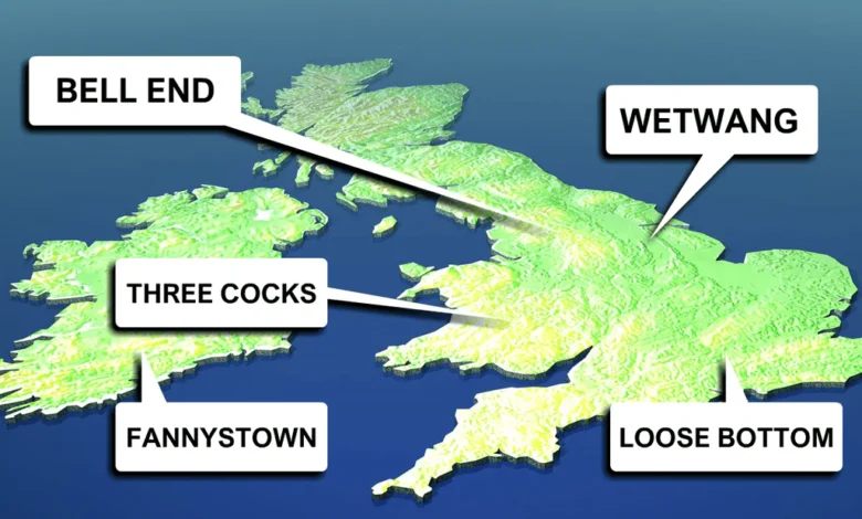 rude place names uk